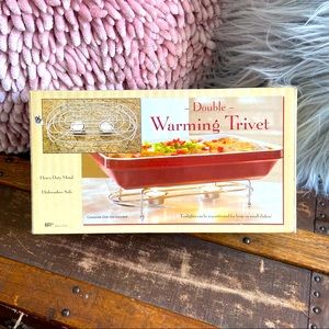 New Double Warming Trivet for small dishes.